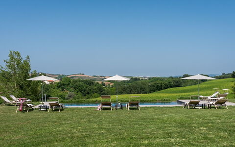 La Casa nei Vigneti 10: Pascolo, Paesaggio, Plain, Lotto, Prato, Prato, Mobili Da Esterno, Giardino, Pascolo