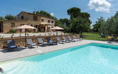Casa la Fenice 8+2: Zona Residenziale, Piscina, Casa, Estate, Mobili Da Esterno, Ricorrere, Villetta, Villa, Hacienda, Hotel
