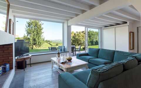 Villa Bubi 8+1: Mobilia, Interior Design, Divano, Pavimentazione, Pavimento, Casa, Camera, Soggiorno, Soffitto