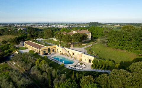 Tenuta Bagni De'Consoli 24: Estate, Dimora, Piscina, Hacienda, Giardino, Villa, Landscaping, Una Casa Maestosa, Parco, Cortile