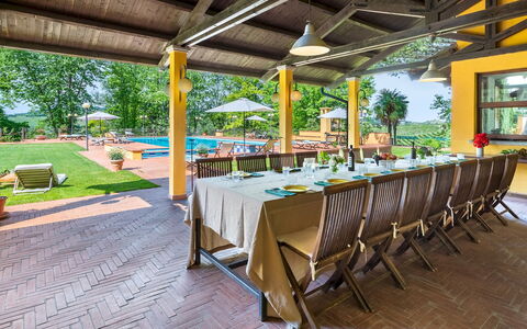 Tenuta Contessa Chiara 17: Piscina, Ricorrere, Eco Hotel, Shade, Estate, Hacienda, Tempo Libero, Sedia, Giardino, Mobili Da Esterno
