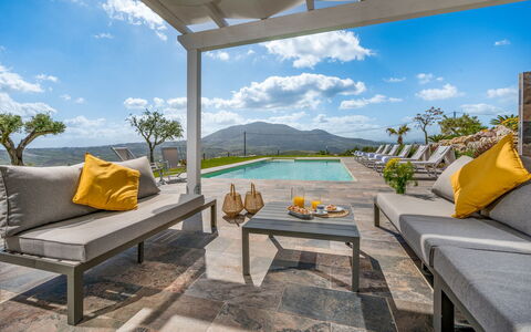 Dama dei Venti 6+2: Mobili Da Esterno, Catena Montuosa, Eco Hotel, Sedia, Ricorrere, Terrazza, Landscaping, Shade, Piscina, Tavolo Esterno