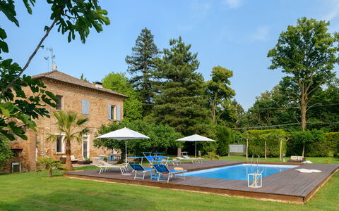 Villa Rustica 8: Piscina, Estate, Giardino, Agriturismo, Prato, Villa, Mobili Da Esterno, Landscaping, Hacienda, Villetta