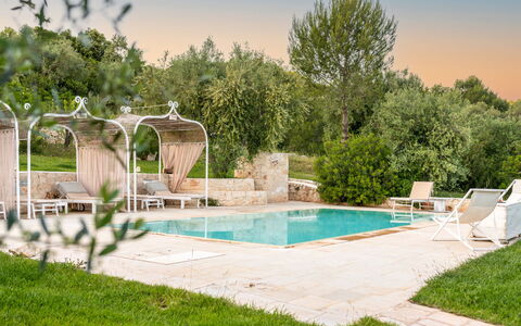 Pigreco 6+2: Piscina, Mobilia, Mobili Da Esterno, Giardino, Sedia, Estate, Ricorrere, Backyard, Landscaping, Cortile