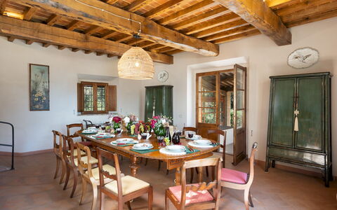 Cosciano 12: Mobilia, Interior Design, Sedia, Tavolo, Parete, Pavimentazione, Sala Da Pranzo, Legna, Cucina & Sala Da Pranzo Tavolo, Pavimento