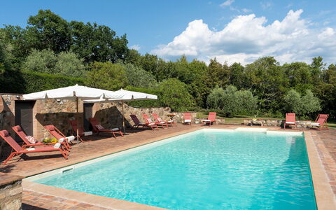 Cosciano 12: Piscina, Estate, Giardino, Hacienda, Ricorrere, Landscaping, Eco Hotel, Villa, Mobili Da Esterno, Giochi D'Acqua