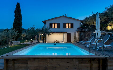 Terrazza sulla Valle 4+2: Piscina, Ricorrere, Materiale Composito, Terme, Eco Hotel, Tempo Libero, Mobili Da Esterno, Hotel, Villa, Estate