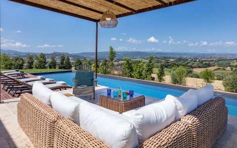 Casale the Place 6+2: Piscina, Mobilia, Mobili Da Esterno, Ricorrere, Sedia, Lettino, Eco Hotel, Tempo Libero, Deck, Ombrello