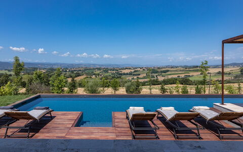 Casale the Place 6+2: Blu, Piscina, Mobili Da Esterno, Lettino, Landscaping, Latifoglie, Eco Hotel, Ricorrere, Deck, Villa