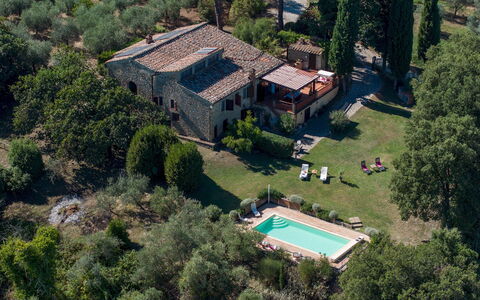 Villa Bel Panorama 8: Estate, Agriturismo, Casa, Hacienda, Villetta, Villa, Giardino, Cortile, Dimora, Backyard