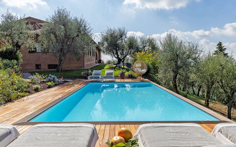 Villa Adisa 8: Blu, Piscina, Materiale Composito, Ricorrere, Mobili Da Esterno, Estate, Hacienda, Lettino, Eco Hotel, Villa