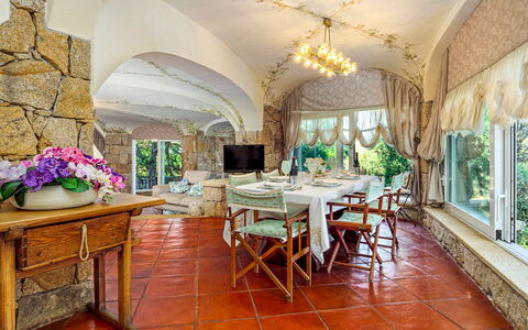 Villa Stella 6: Mobilia, Interior Design, Tavolo, Soffitto, Sedia, Cucina & Sala Da Pranzo Tavolo, Sala Da Pranzo, Camera, Biancheria, Pianta Della Casa