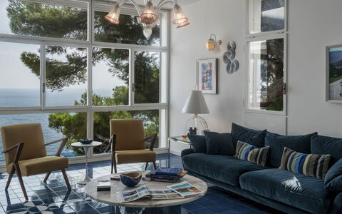 Villa Ponti 6: Mobilia, Interior Design, Parete, Divano, Pavimentazione, Soggiorno, Appartamento, Pavimento, Casa, Camera