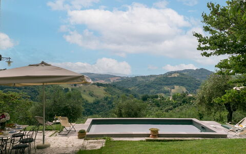 Casatorre 6+2: Piscina, Mobili Da Esterno, Tempo Libero, Giardino, Estate, Landscaping, Backyard, Sedia, Eco Hotel, Lettino