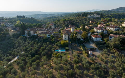 Villa Treggiaia 12+2: Zona Residenziale, Vegetazione, Visione Globale, Paesaggio, Area Rurale, Quartiere, Casa, Lotto, Sobborgo, Insediamento Umano