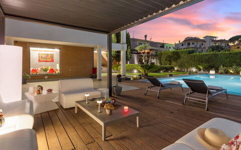 Villa Tiberio 6+2: Interior Design, Mobilia, Ricorrere, Casa, Piscina, Appartamento, Eco Hotel, Pianta Della Casa, Vaso Di Fiori, Shade