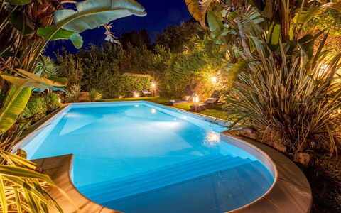 Villa Bambù 9+2: Piscina, Blu, Acqua, Ricorrere, Eco Hotel, Terme, Tempo Libero, Mobili Da Esterno, Hacienda