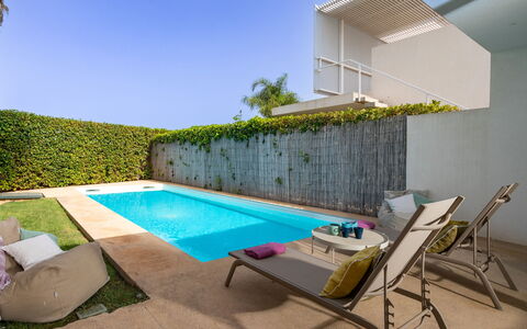 Villa Il Melograno 4+2: Piscina, Ricorrere, Mobili Da Esterno, Materiale Composito, Shade, Tempo Libero, Eco Hotel, Giardino, Landscaping, Backyard