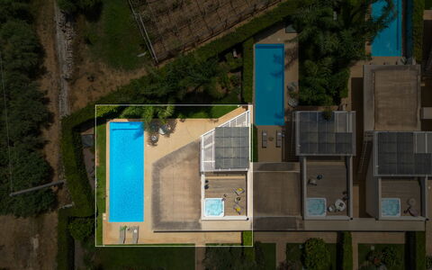 Villa Mandorlo 4: Piscina, Ricorrere, Zona Residenziale, Terme, Urban Design, Materiale Composito, Eco Hotel, Estate, Piastrella, Giochi D'Acqua