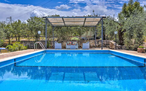 Villa Ipazia 6: Piscina, Blu, Ricorrere, Materiale Composito, Mobili Da Esterno, Eco Hotel, Shade, Tempo Libero, Terme, Centro Ricreativo