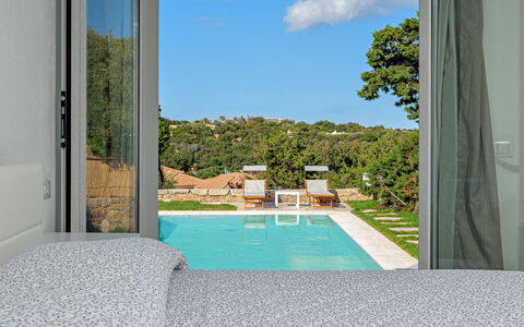Villa la Maddalena 6+2: Piscina, Ricorrere, Eco Hotel, Hotel, Villa, Camera Da Letto, Letto, Biancheria, Attico, Boutique Hotel