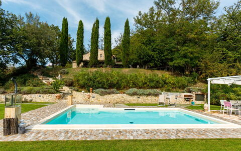 Casalina 8: Piscina, Giardino, Ricorrere, Tempo Libero, Mobili Da Esterno, Estate, Backyard, Landscaping, Hacienda, Villa