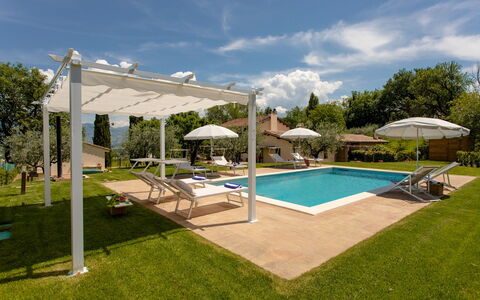 La Collina degli Ulivi 8+2: Piscina, Mobili Da Esterno, Mobilia, Ombrello, Ricorrere, Shade, Lettino, Tempo Libero, Eco Hotel, Struttura Esterna