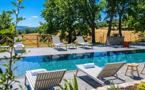 Dimora dei Sogni 7+1: Piscina, Mobili Da Esterno, Lettino, Mobilia, Ricorrere, Sedia, Eco Hotel, Giardino, Estate, Shade