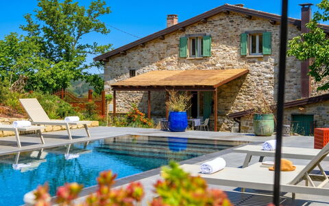 Dimora dei Sogni 7+1: Piscina, Ricorrere, Mobili Da Esterno, Casa, Eco Hotel, Estate, Villetta, Giardino, Sedia, Villa
