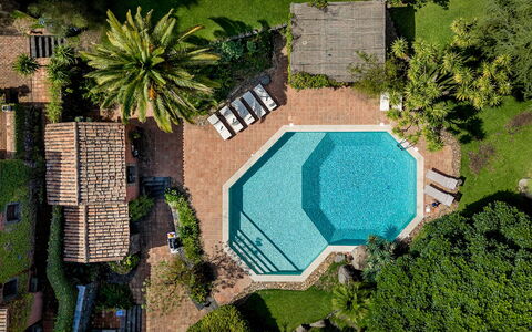 Linera 10: Piscina, Ricorrere, Eco Hotel, Ombrello, Hacienda, Estate, Villa, Shade, Lettino, Terme