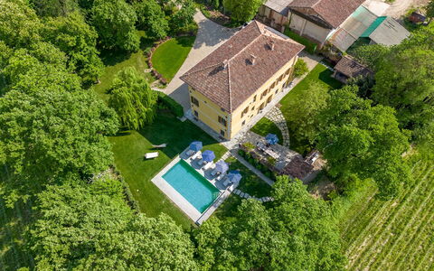 Tenuta Schiavon Barrero 12: Zona Residenziale, Casa, Casa, Piscina, Estate, Insediamento Umano, Agriturismo, Giardino, Villa, Prato
