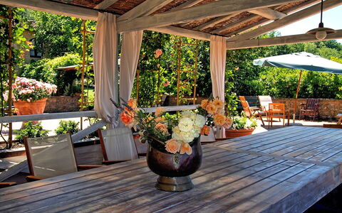 Villa Petrognano: Deck, Proprietà, Costruzione, Camera, Latifoglie, Interior Design, Backyard, Pergola, Casa, Terrazza