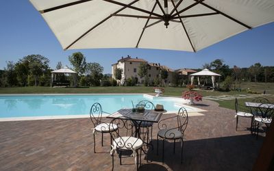 Santamargherita: Proprietà, Piscina, Immobiliare, Costruzione, Casa, Vacanza, Terrazza, Casa, Shade, Mobilia