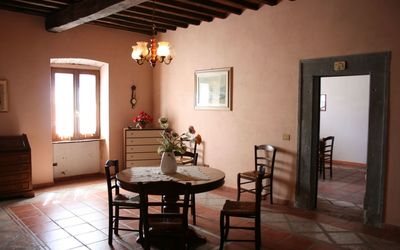 La Spiga: Camera, Proprietà, Costruzione, Mobilia, Interior Design, Casa, Soffitto, Sala Da Pranzo, Tavolo, Pavimento