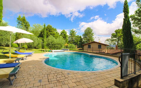 Villino Alba: Piscina, Ricorrere, Mobili Da Esterno, Shade, Giardino, Eco Hotel, Landscaping, Hacienda, Estate, Backyard