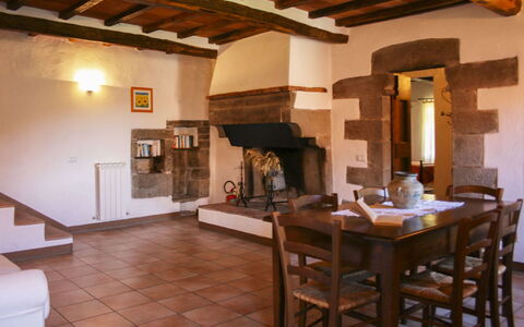 Borgo Antico: Pavimentazione, Mobilia, Camera, Latifoglie, Brick, Focolare, Scaffalature, Color Legno, Sedia, Mensola