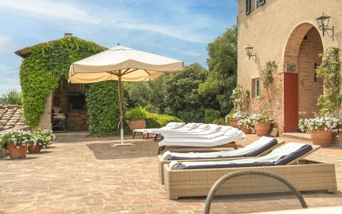 Centolivi 14: Estate, Mobili Da Esterno, Hacienda, Villa, Giardino, Cortile, Landscaping, Vaso Di Fiori, Dimora, Brick
