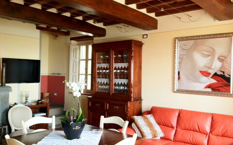 Nel Guasto: Soggiorno, Camera, Interior Design, Proprietà, Mobilia, Costruzione, Soffitto, Casa, Casa, Parete