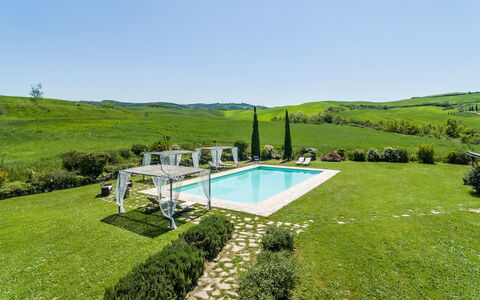 Villa Castiglione: Piscina, Prato, Giardino, Estate, Agriturismo, Prato, Landscaping, Villa, Backyard, Cortile