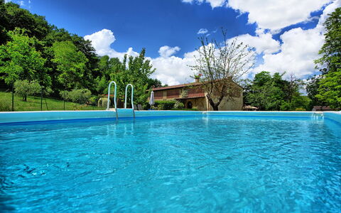 Villa Diletta: Piscina, Proprietà, Acqua, Tempo Libero, Paesaggio Naturale, Cielo, Immobiliare, Casa, Vacanza, Estate