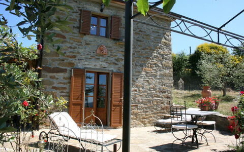 La Casina del Bosco: Pianta, Costruzione, Mobilia, Proprietà, Tavolo, Finestra, Sedia, Shade, Villetta, Mobili Da Esterno
