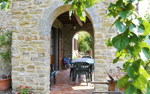 Casetta i Ciliegi: Pianta, Tavolo, Vaso Di Fiori, Costruzione, Sedia, Pianta Della Casa, Architettura, Immobiliare, Albero, Tempo Libero