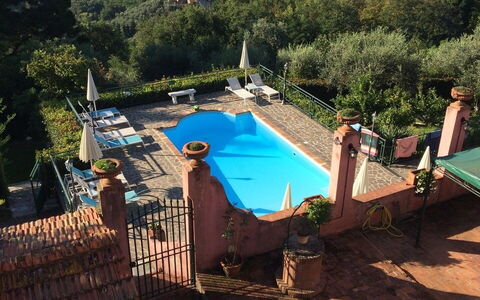 Vista della piscina dall'alto