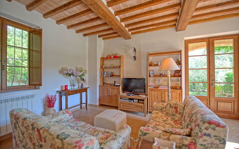 Casa Maria Luisa: Camera, Proprietà, Soffitto, Mobilia, Costruzione, Interior Design, Casa, Soggiorno, Casa, Immobiliare